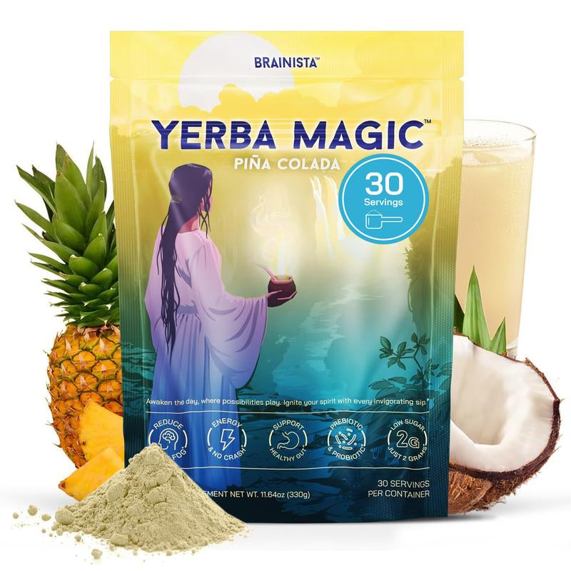 Yerba Magic | Yerba Mate Instant Tea Powder | 20, 24, or 30 Servings | Multiple Flavors Available