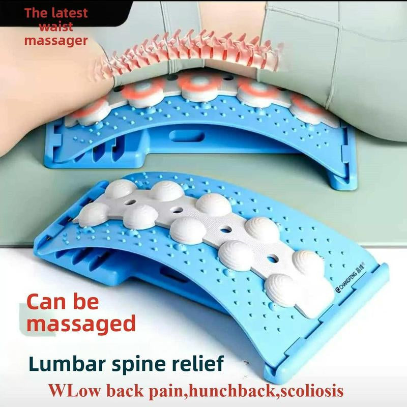 Lumbar Soother Stretching Skinny Shoulders Thin Back Yoga Spine Correction Hunchback Relaxation Massager Waist Support Outdoor Massage Machine