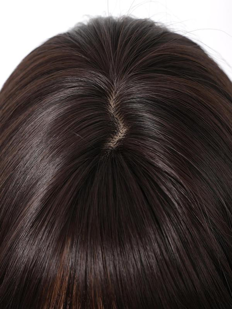 28 Inch Long Straight Wigs for Women, Gorgeous with Bangs, Synthetic Full for Party, Daily Use, Synthetic Hair Wigs