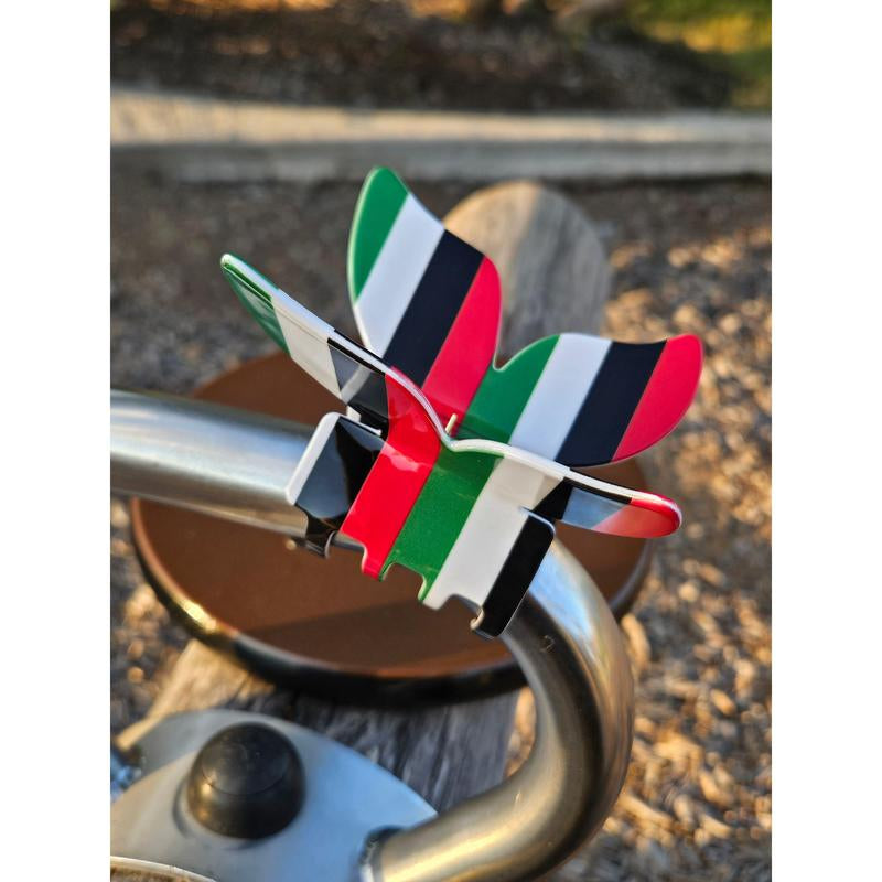 Palestine Hair Clip Red Greeen White Black Hair Claw