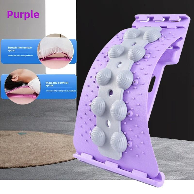 Lumbar Soother Stretching Skinny Shoulders Thin Back Yoga Spine Correction Hunchback Relaxation Massager Waist Support Outdoor Massage Machine