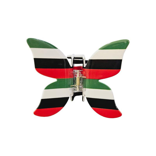 Palestine Hair Clip Red Greeen White Black Hair Claw