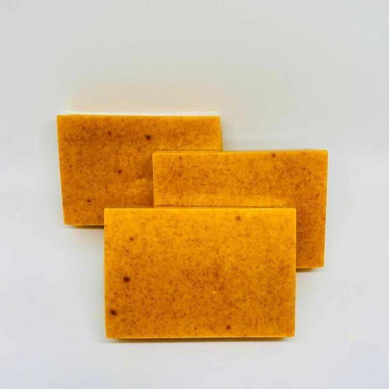 3PCS Turmeric Soap,Deep Cleansingsoap,Moisturizing Soap for Face &Body,Body Wash & Soap for Women& Men