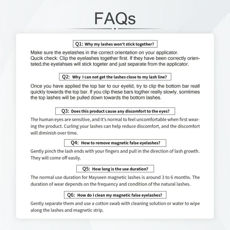 MAYSEEN SHADOW BLACK Soft Magnetic Eyelashes, Eyelash Extensions with Applicator Kit, Reusable Magnetic Lashes, Glue-Free, Waterproof, Lightweight, Soft Magnetic Strip, Natural Makeup, with Free Gifts: Eyelash Curler & Lash Setting Liquid, New Year Gifts