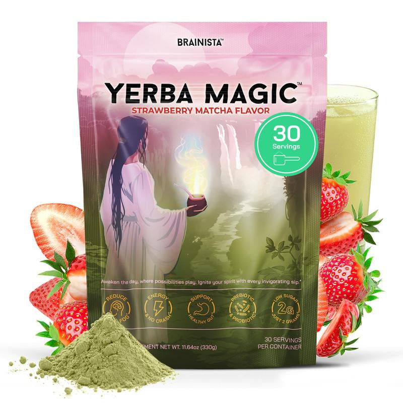 Yerba Magic | Yerba Mate Instant Tea Powder | 20, 24, or 30 Servings | Multiple Flavors Available