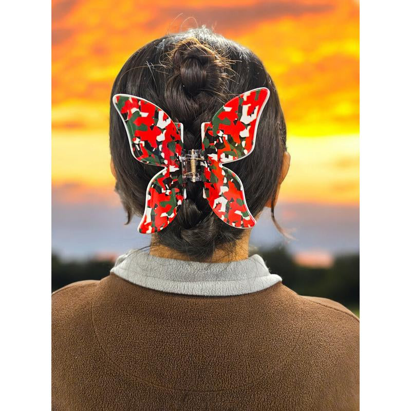 Palestine Hair Clip Red Greeen White Black Hair Claw