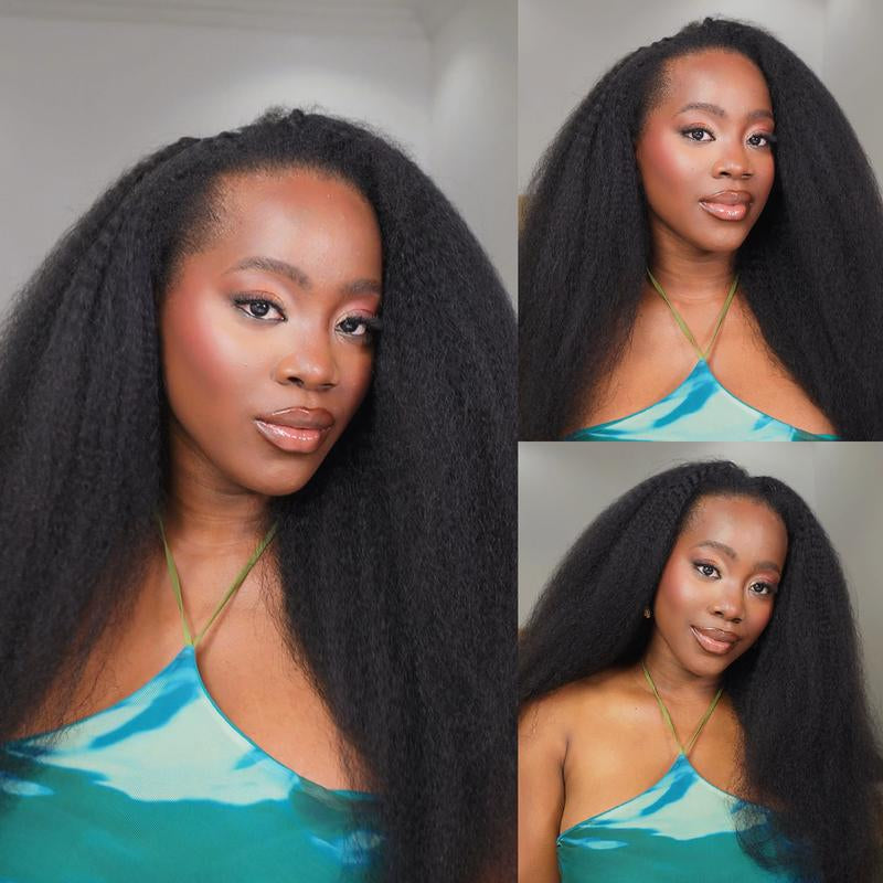Daixi Kinky Straight Crochet Hair - Get Effortless, Buttery Soft Braids & Twists | Pre-Looped Human Hair Extensions