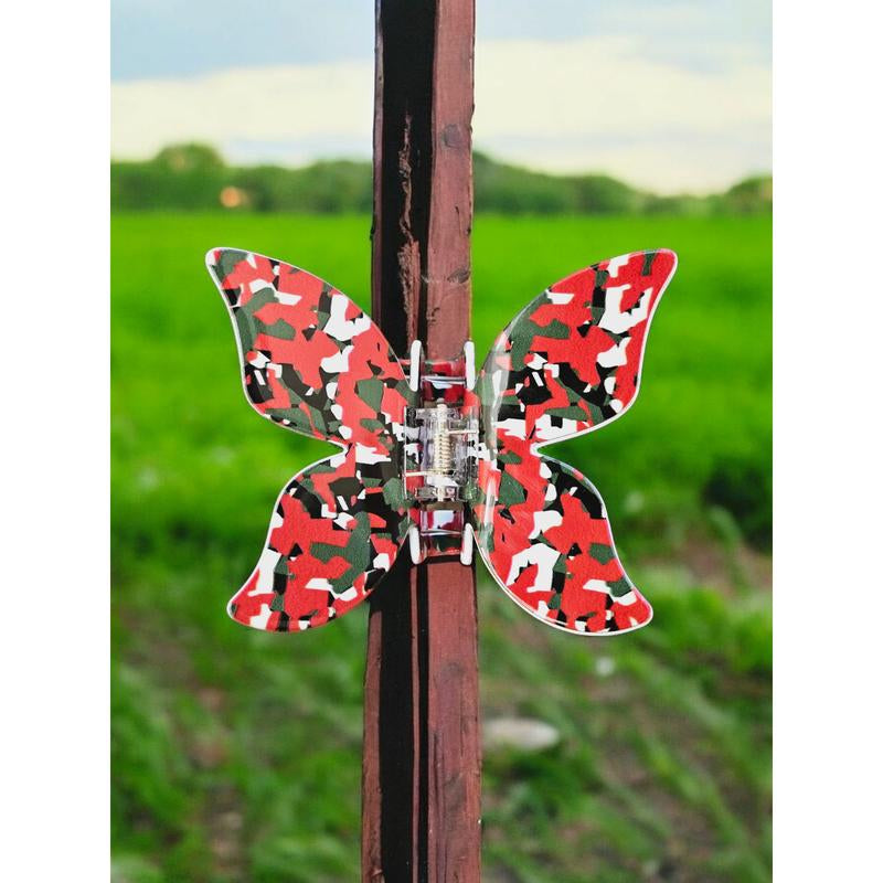 Palestine Hair Clip Red Greeen White Black Hair Claw