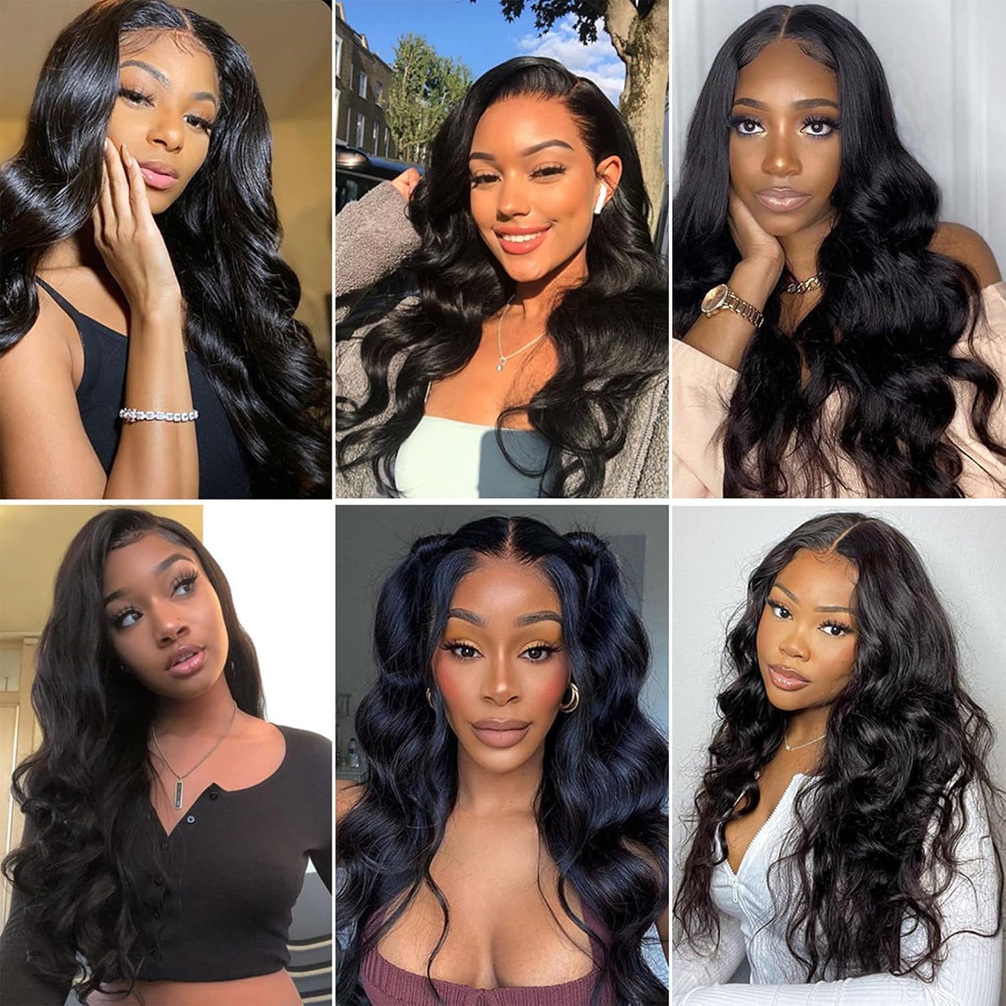13X6 Lace Front Wigs Human Hair Body Wave Lace Front Wigs Human Hair Pre Plucked with Baby Hair for Black Women, Natural