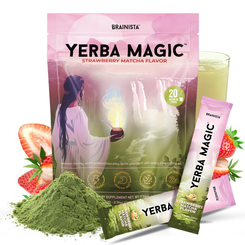 Yerba Magic | Yerba Mate Instant Tea Powder | 20, 24, or 30 Servings | Multiple Flavors Available
