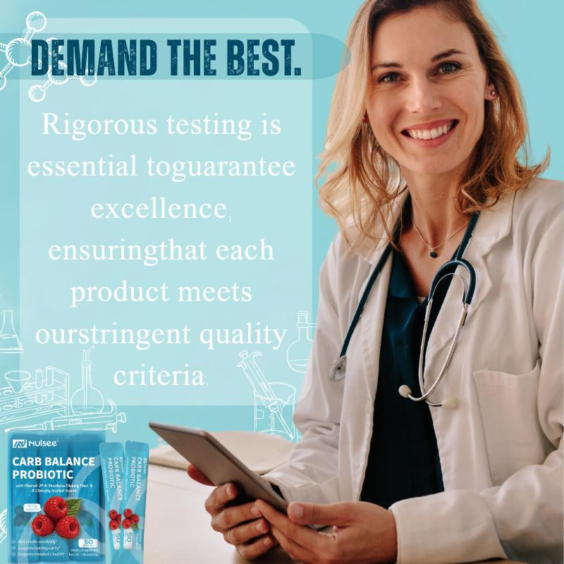 Nulsee| Probiotic & Prebiotic Plant-Based Fibersupplement with Patented Fibersol-2 & 50 Billion Cfu|Supports Healthy Blood Sugar Control, Hungerregulation, & Metabolic Balance |Doctor-Formulated Adult Nutritional Blend