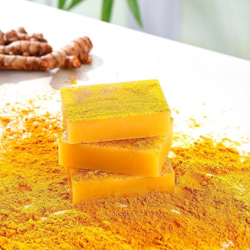 3PCS Turmeric Soap,Deep Cleansingsoap,Moisturizing Soap for Face &Body,Body Wash & Soap for Women& Men