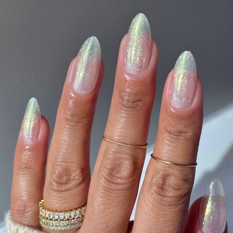 Celestial Sweetie Press on Almond Shape - Nailboo Premium Press-On Nails - Ultimate Flex-Comfort Nail Thickness