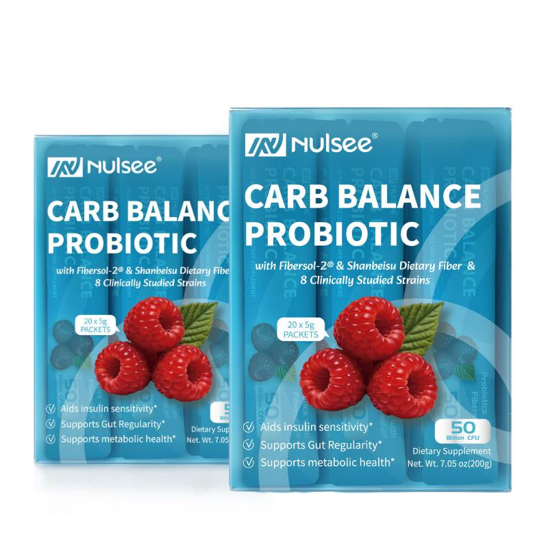 Nulsee| Probiotic & Prebiotic Plant-Based Fibersupplement with Patented Fibersol-2 & 50 Billion Cfu|Supports Healthy Blood Sugar Control, Hungerregulation, & Metabolic Balance |Doctor-Formulated Adult Nutritional Blend