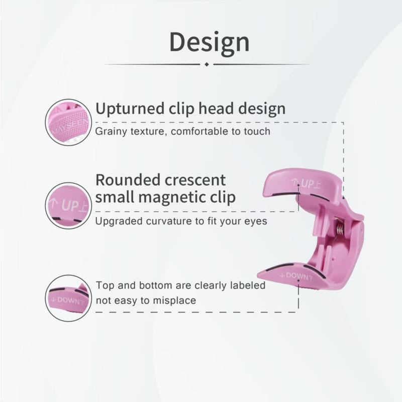 MAYSEEN SHADOW BLACK Soft Magnetic Eyelashes, Eyelash Extensions with Applicator Kit, Reusable Magnetic Lashes, Glue-Free, Waterproof, Lightweight, Soft Magnetic Strip, Natural Makeup, with Free Gifts: Eyelash Curler & Lash Setting Liquid, New Year Gifts