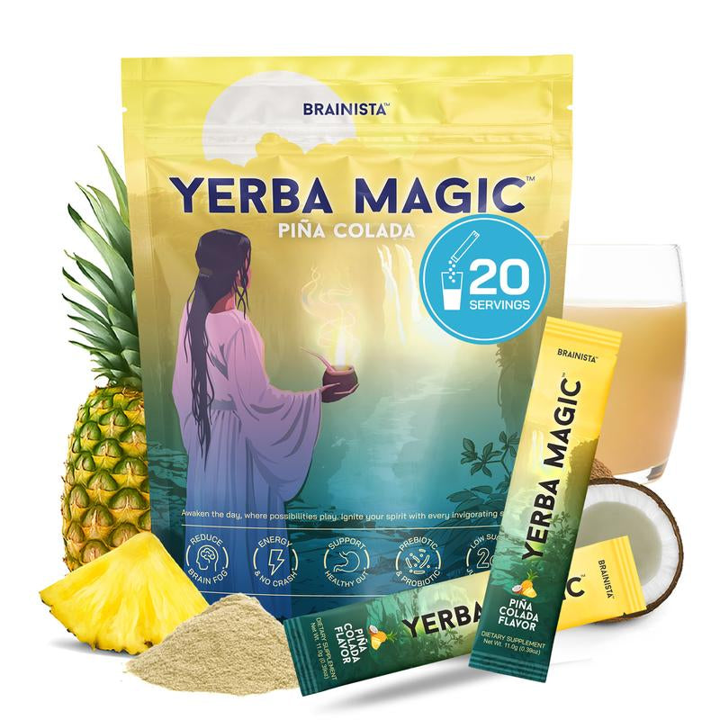Yerba Magic | Yerba Mate Instant Tea Powder | 20, 24, or 30 Servings | Multiple Flavors Available