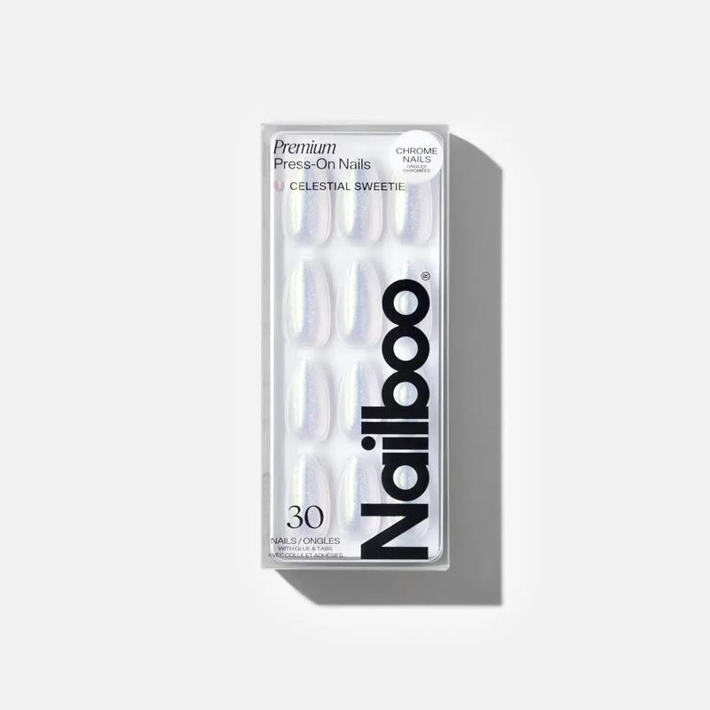 Celestial Sweetie Press on Almond Shape - Nailboo Premium Press-On Nails - Ultimate Flex-Comfort Nail Thickness