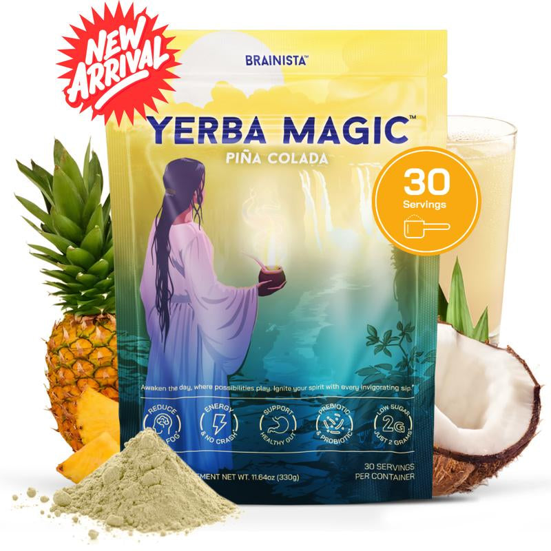 Yerba Magic | Yerba Mate Instant Tea Powder | 20, 24, or 30 Servings | Multiple Flavors Available