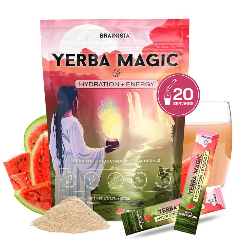 Yerba Magic | Yerba Mate Instant Tea Powder | 20, 24, or 30 Servings | Multiple Flavors Available