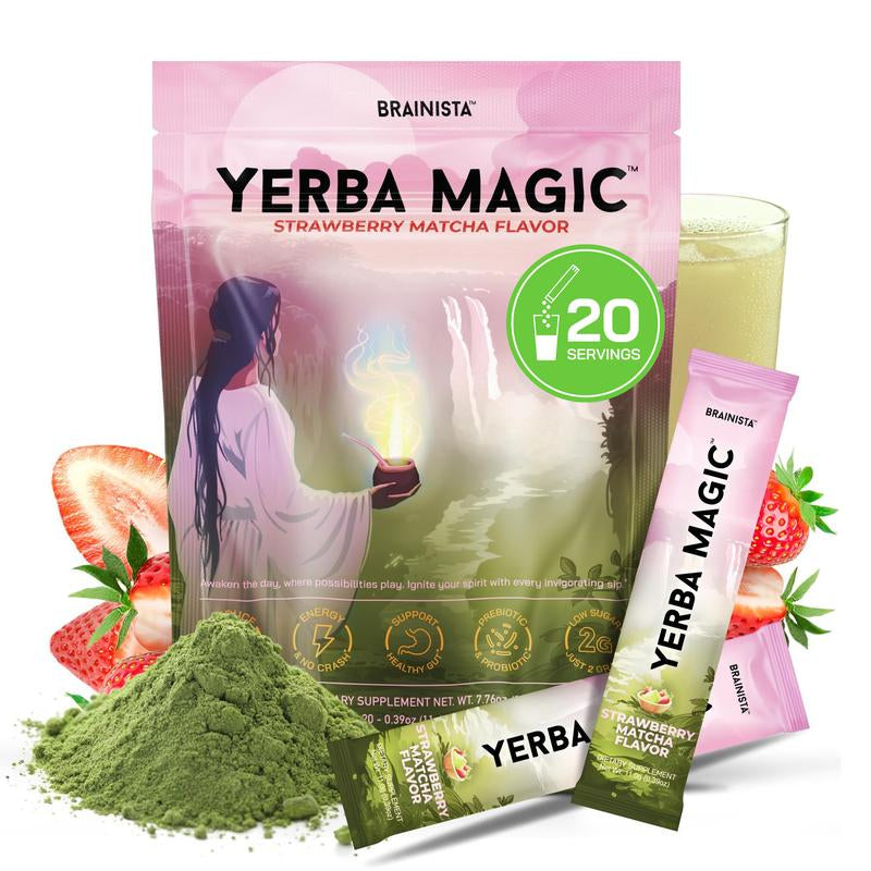 Yerba Magic | Yerba Mate Instant Tea Powder | 20, 24, or 30 Servings | Multiple Flavors Available