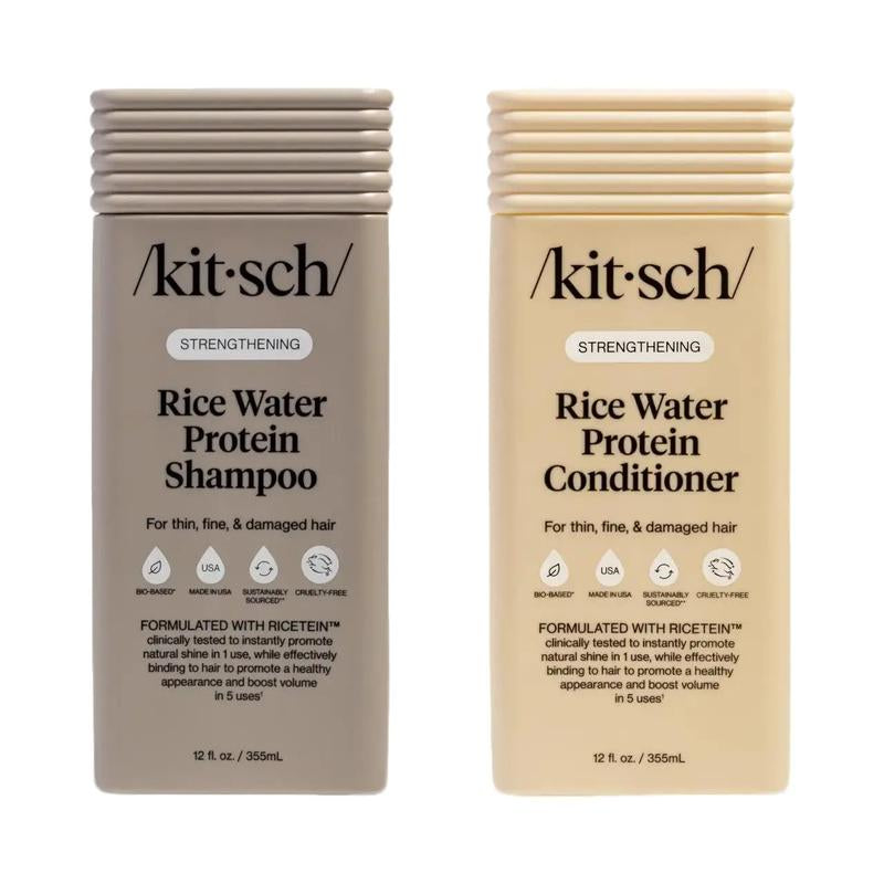 Kitsch Strengthening Rice Water Shampoo & Conditioner Combo