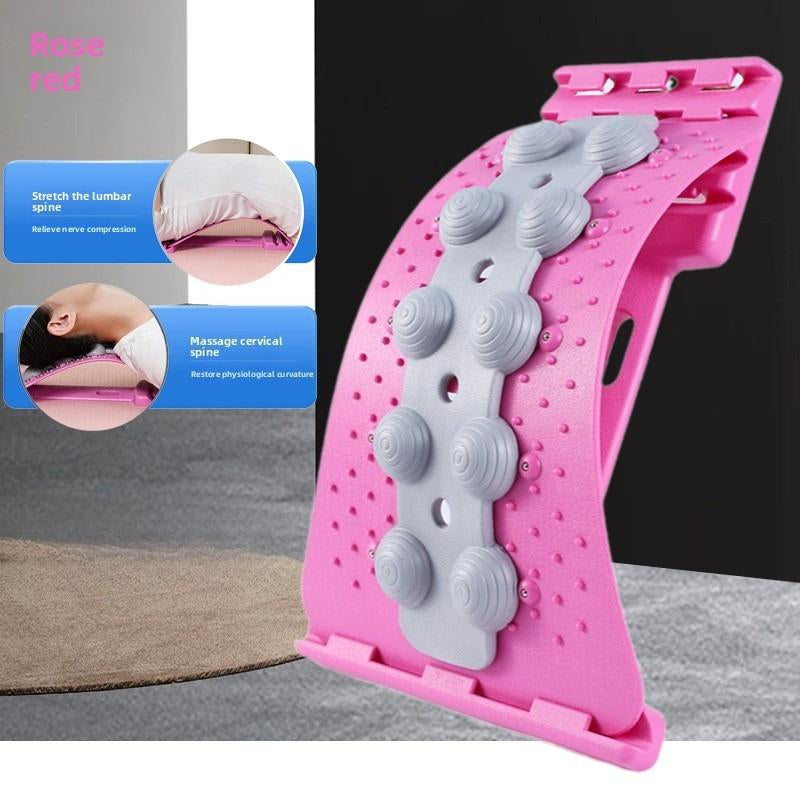 Lumbar Soother Stretching Skinny Shoulders Thin Back Yoga Spine Correction Hunchback Relaxation Massager Waist Support Outdoor Massage Machine